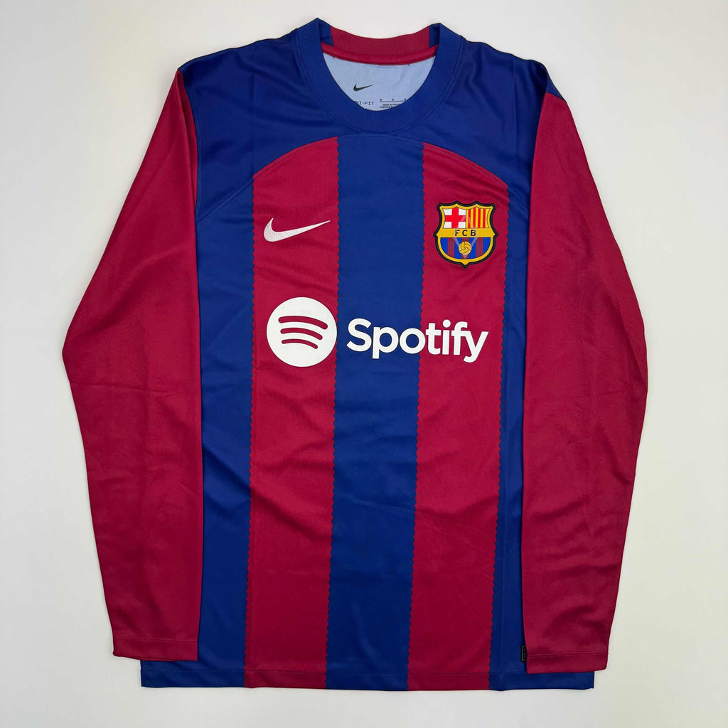 Autographed/Signed Robert Lewandowski FC Barcelona Blue Soccer Jersey Beckett BAS COA