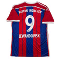 Autographed/Signed Robert Lewandowski FC Bayern Munich Red Soccer Futbol Jersey Beckett BAS COA
