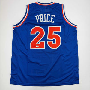 Autographed/Signed Mark Price Cleveland Blue Basketball Jersey Beckett BAS COA