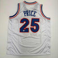 Autographed/Signed Mark Price Cleveland White Basketball Jersey Beckett BAS COA