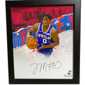 Framed Autographed/Signed Tyrese Maxey In Focus Philadelphia 76ers Sixers 20x24 Basketball Photo Fanatics COA