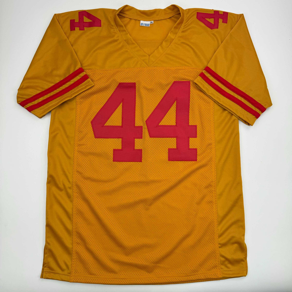 Autographed/Signed Kyle Juszczyk San Francisco Gold Football Jersey Beckett BAS COA