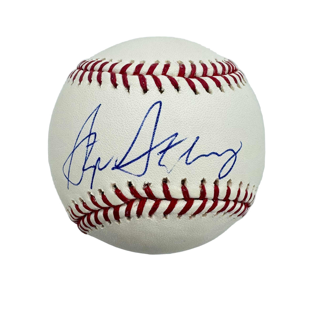 Autographed/Signed Stephen Strasburg Rawlings Official Major League Baseball ROML JSA COA