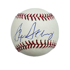 Autographed/Signed Stephen Strasburg Rawlings Official Major League Baseball ROML JSA COA