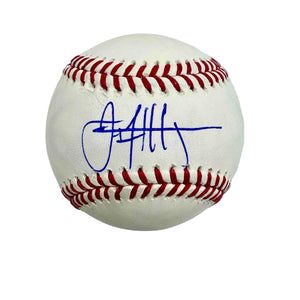 Autographed/Signed Jack Flaherty Rawlings Official Major League Baseball ROML Fanatics COA
