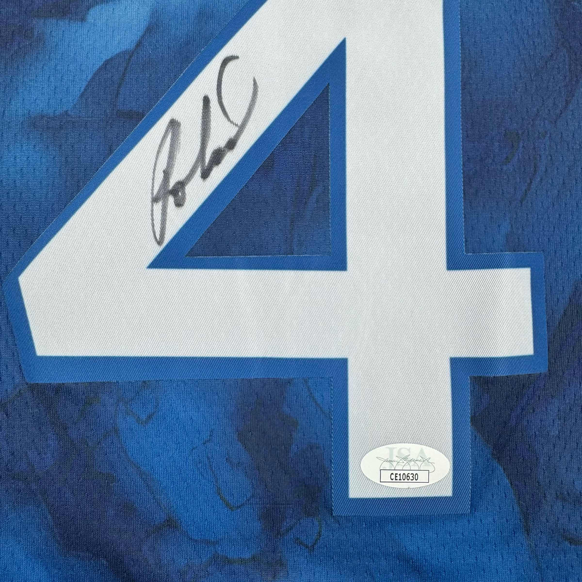 Autographed/Signed Rob Dillingham Minnesota Blue Basketball Jersey JSA COA