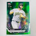 2025 Topps Now Nick Kurtz #464 Green Chrome /99 Athletics Rookie RC Baseball Card