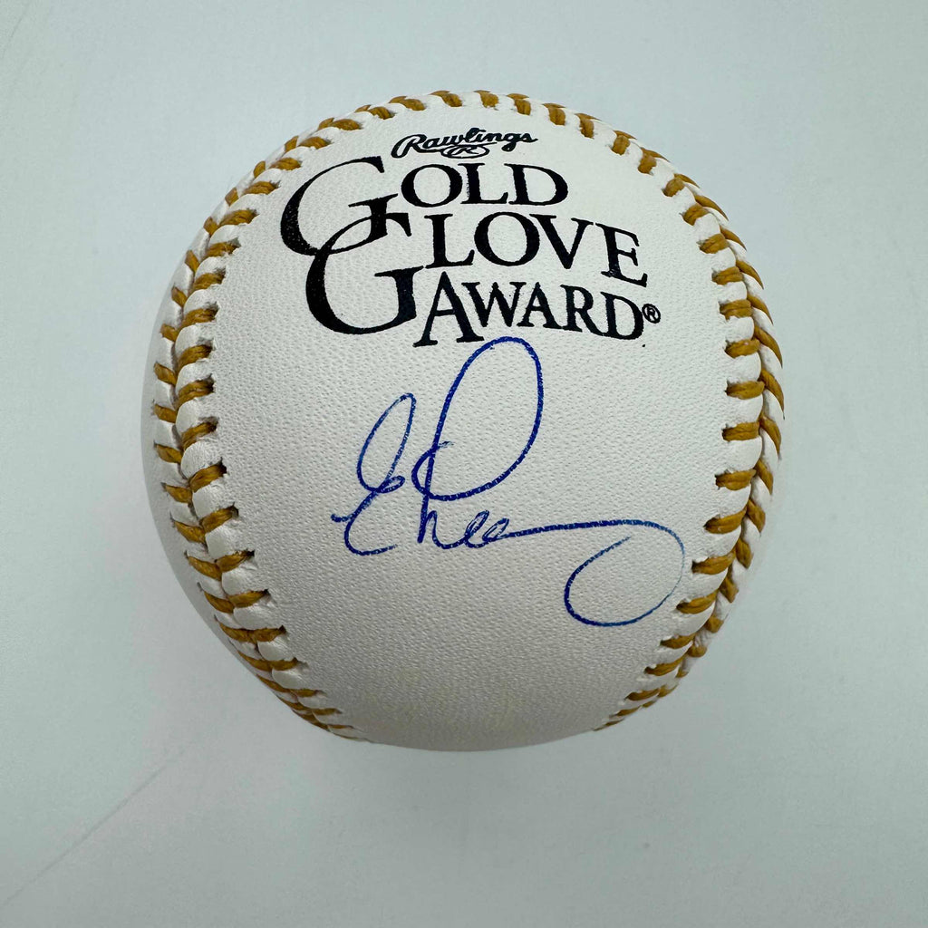 Autographed/Signed Evan Longoria Gold Glove Rawlings Official Major League ROML Baseball JSA COA