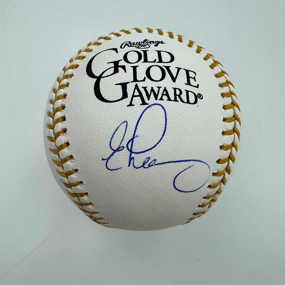 Autographed/Signed Evan Longoria Gold Glove Rawlings Official Major League ROML Baseball JSA COA