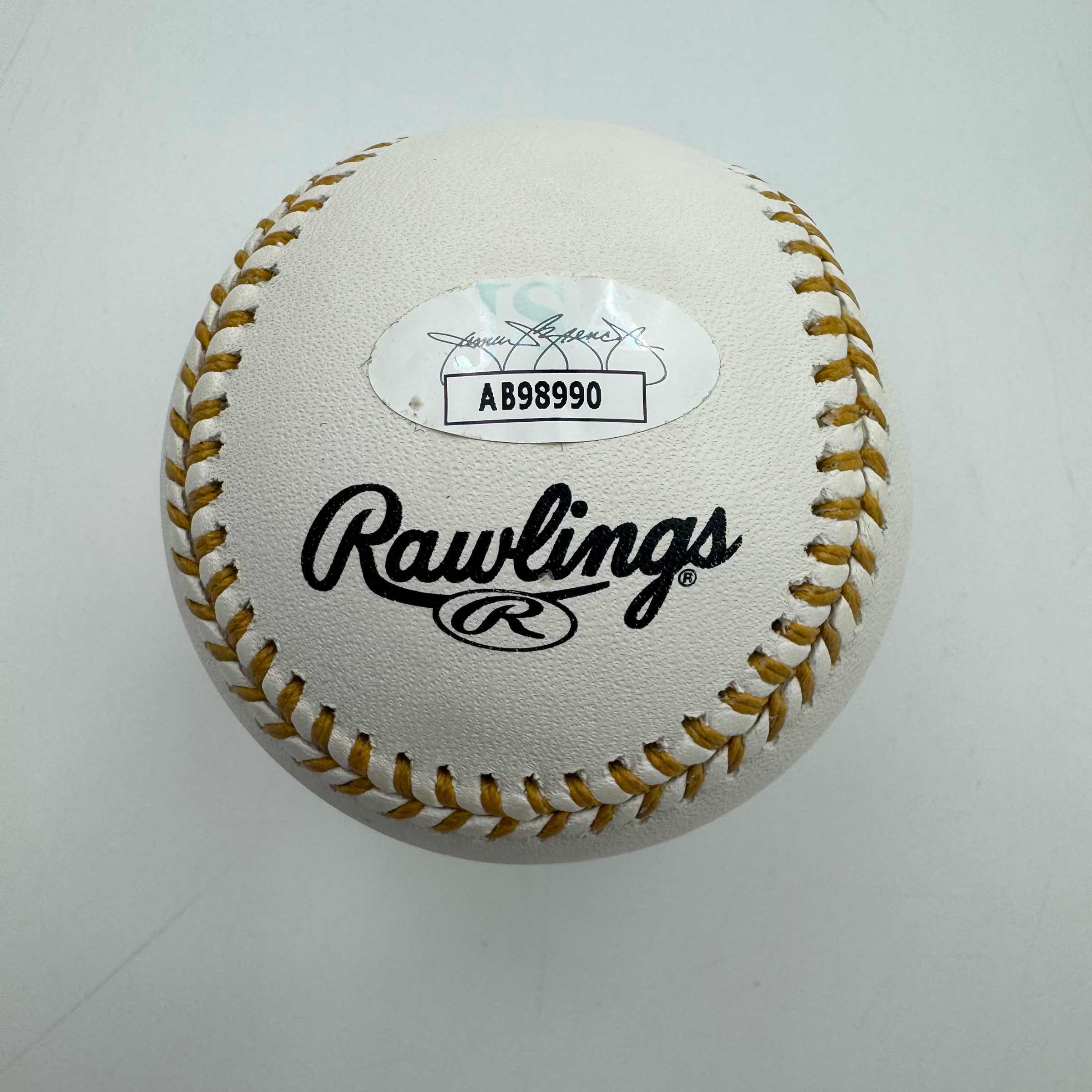 Autographed/Signed Evan Longoria Gold Glove Rawlings Official Major League ROML Baseball JSA COA
