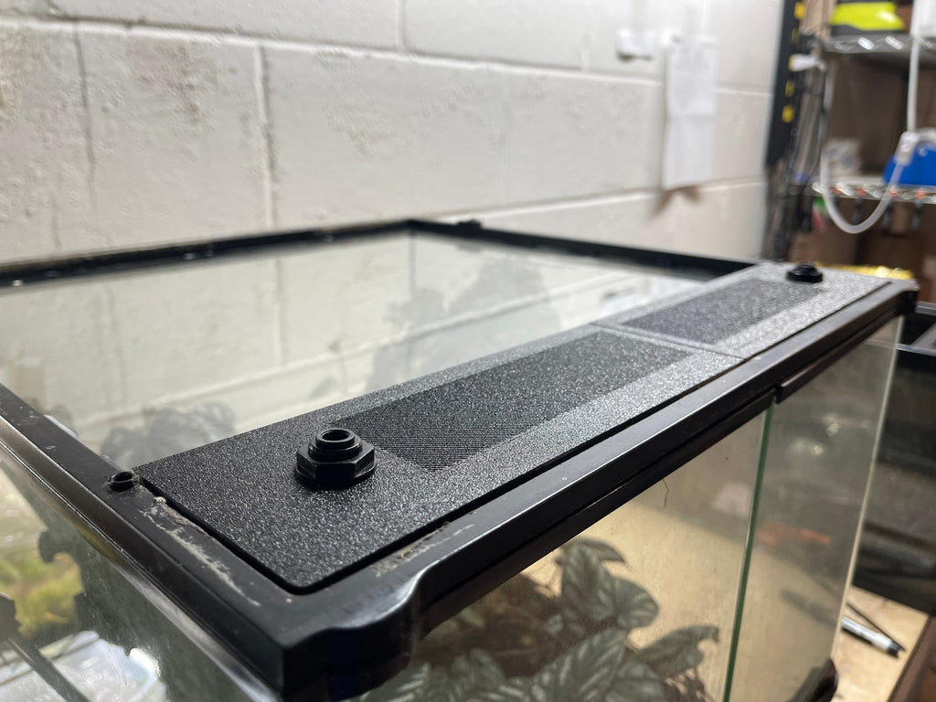 Custom Replacement Top for 36" Exo Terra Terrariums – Humidity Retaining with Fly-Proof Ventilation