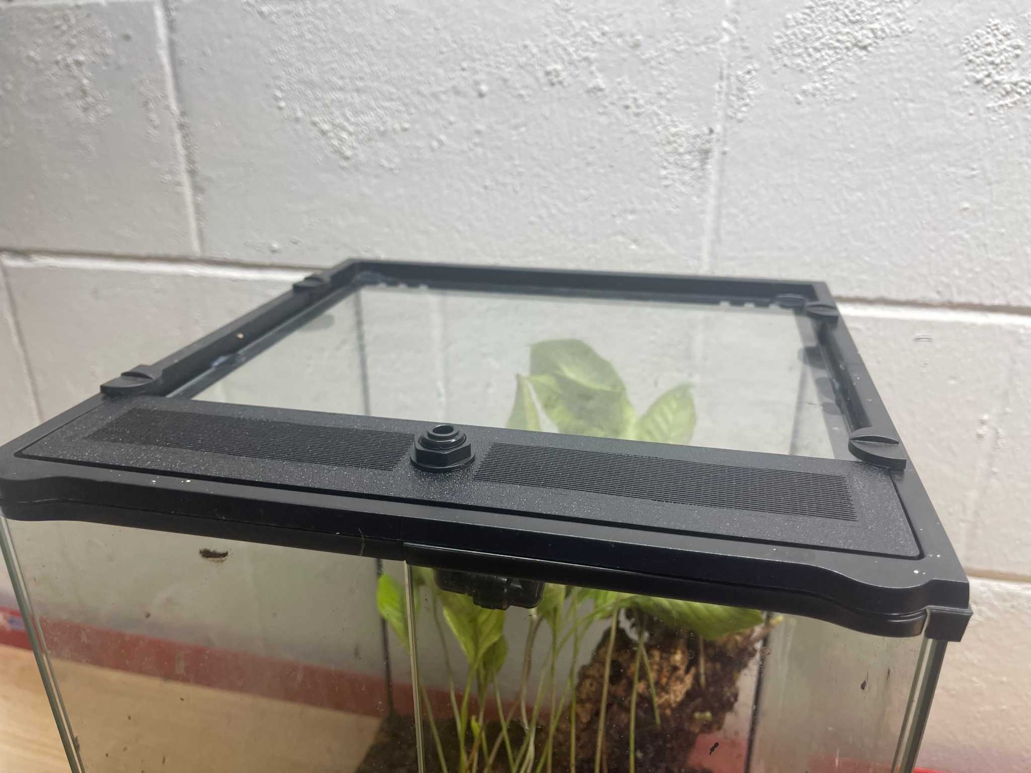 Custom Replacement Top for 18" Exo Terra Terrariums – Humidity Retaining with Fly-Proof Ventilation