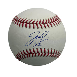 Autographed/Signed Jacob Misiorowski Rawlings Official Major League ROML Baseball JSA COA