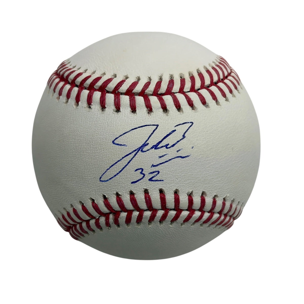 Autographed/Signed Jacob Misiorowski Rawlings Official Major League ROML Baseball JSA COA