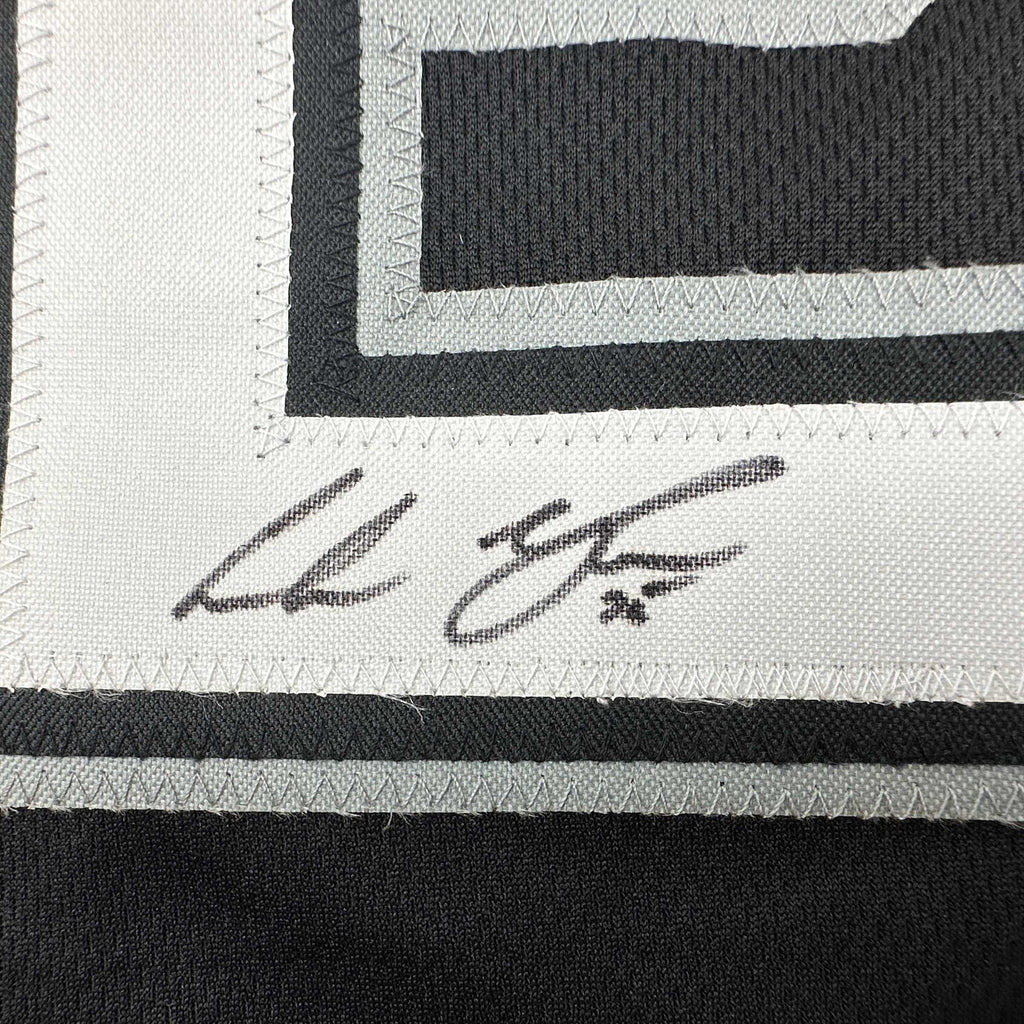 Autographed/Signed Andrew Vaughn Chicago Black Baseball Jersey Beckett BAS COA