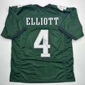 Autographed/Signed Jake Elliott Philadelphia Green Football Jersey PSA/DNA COA