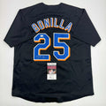 Autographed/Signed Bobby Bonilla New York Black Baseball Jersey JSA COA