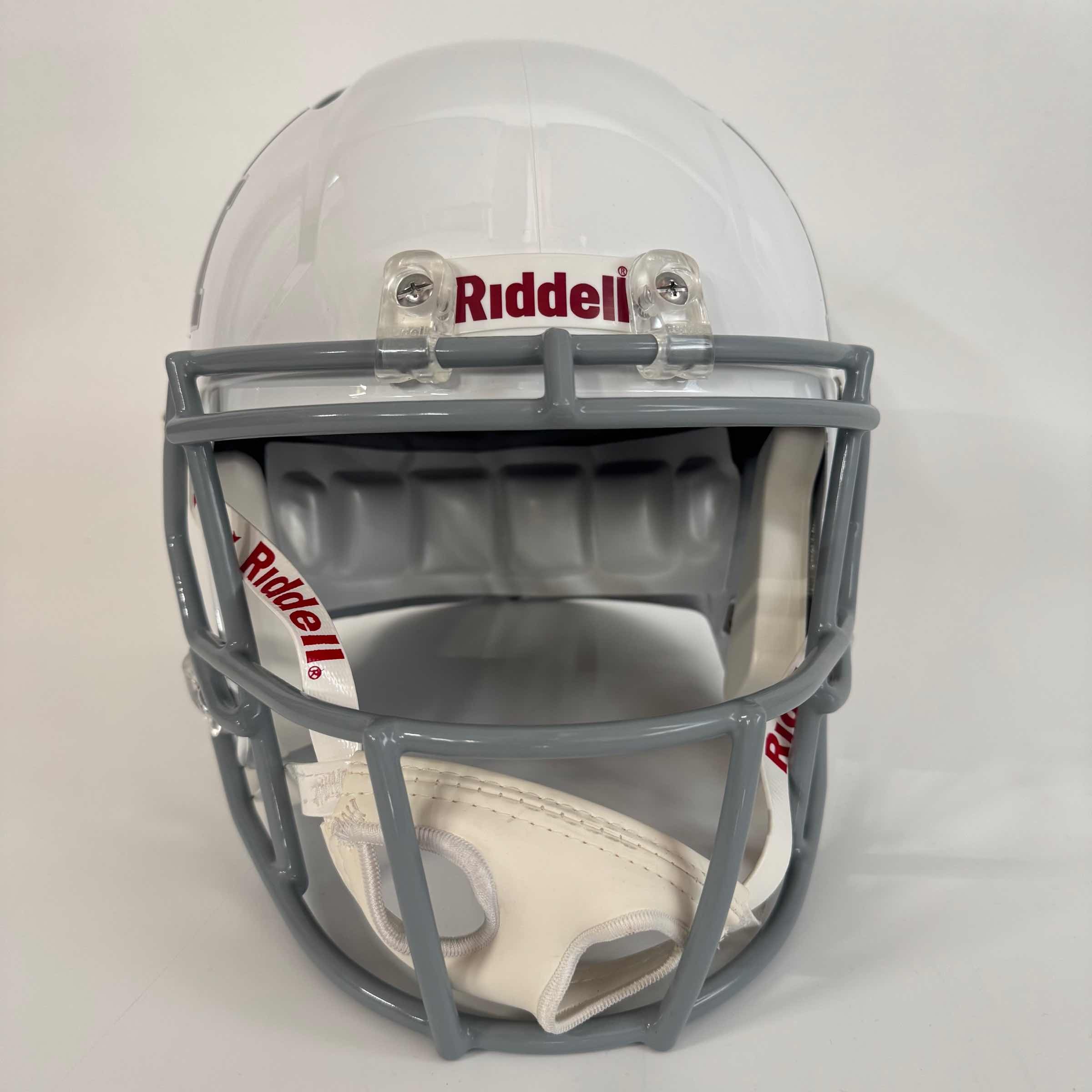 Autographed/Signed Johnny Manziel 12 Heisman Texas A&M Aggies White Full Size FS F/S Replica College Football Helmet Beckett BAS COA
