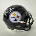 Autographed/Signed Joey Porter Jr. Pittsburgh Steelers Mini Football Helmet JSA COA