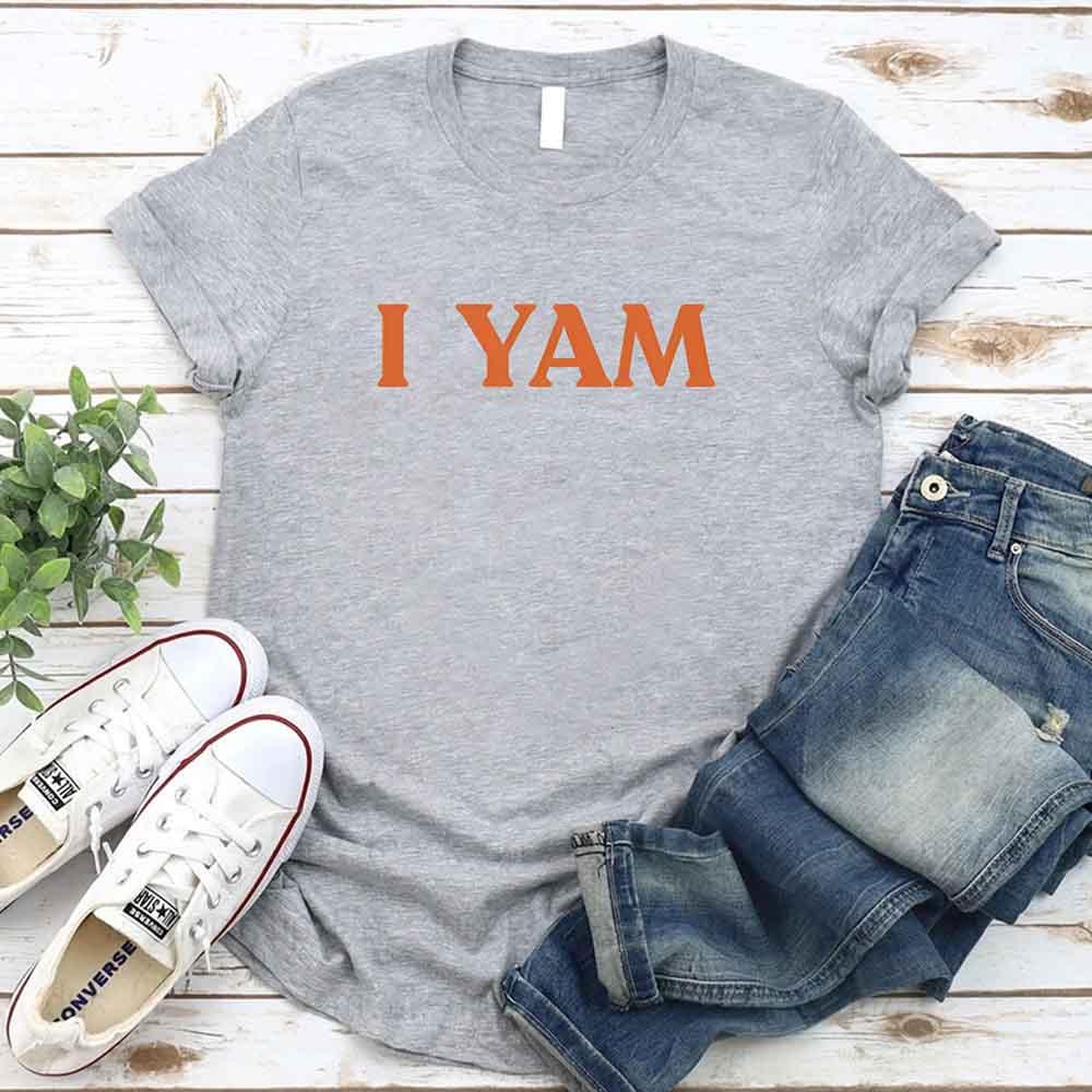 I YAM T-Shirt – Funny Thanksgiving Pun Tee