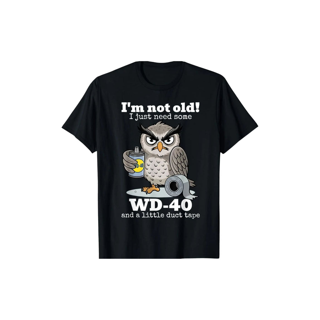 "I'm Not Old I Just Need Some Owl" Funny T-Shirt – Witty Bird Lover Tee, Cute Owl Graphic Shirt for Men & Women