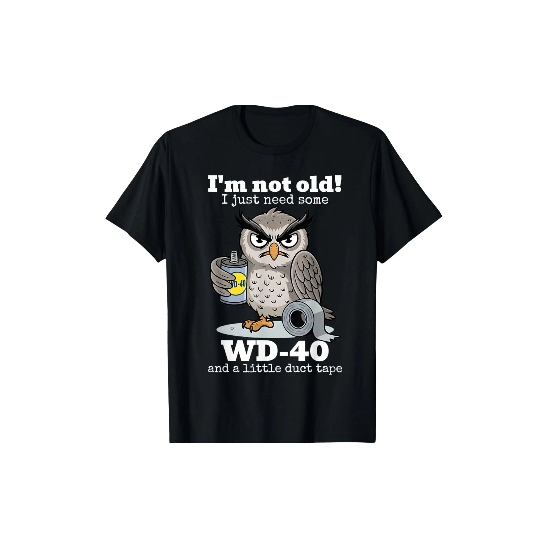 "I'm Not Old I Just Need Some Owl" Funny T-Shirt – Witty Bird Lover Tee, Cute Owl Graphic Shirt for Men & Women