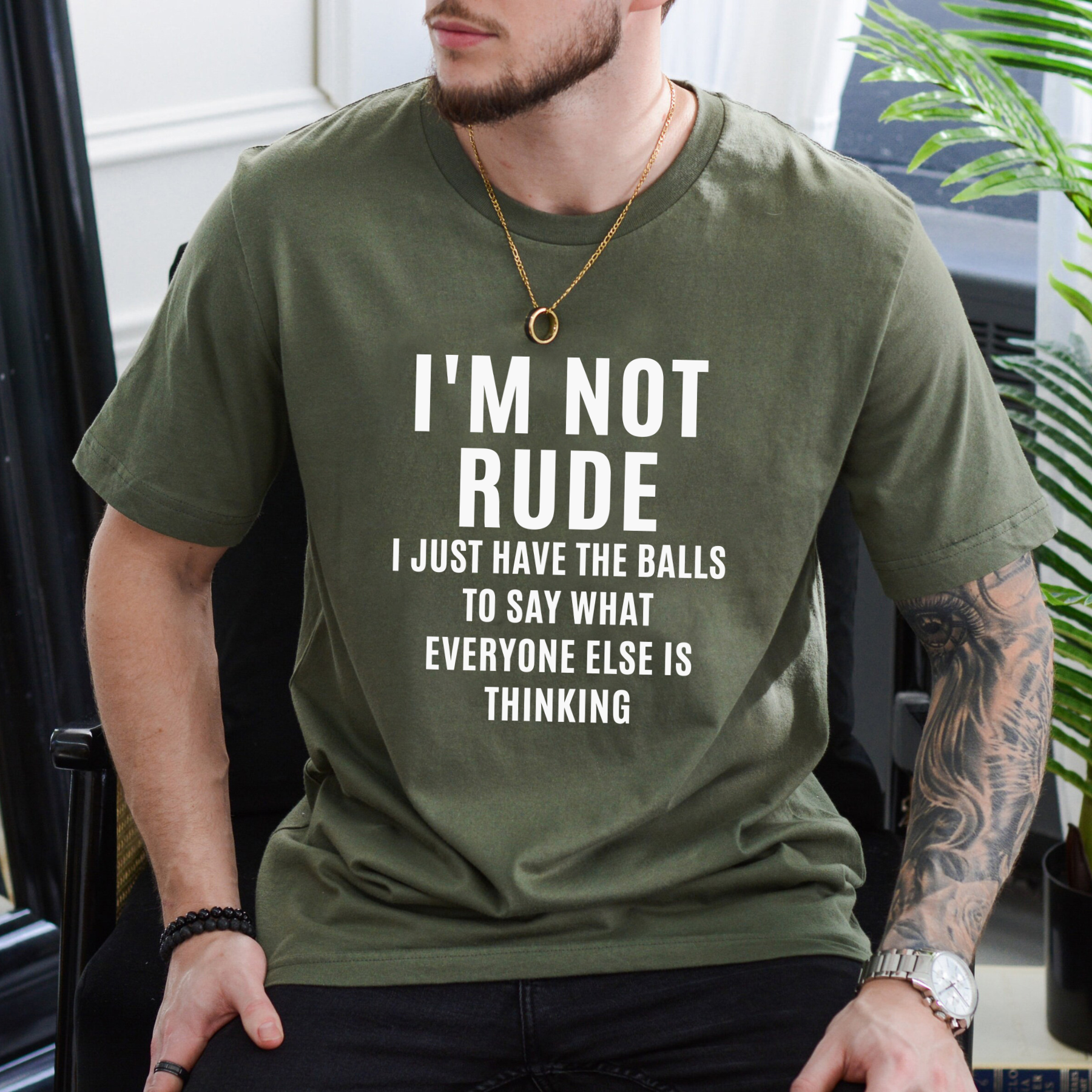 I'm Not Rude T-Shirt – Funny Brutal Honesty Graphic Tee