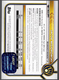 2022 Topps Bowman Draft Jacob Misiorowski #BD132 Auto Milwaukee Brewers Rookie RC Baseball Card Prova COA