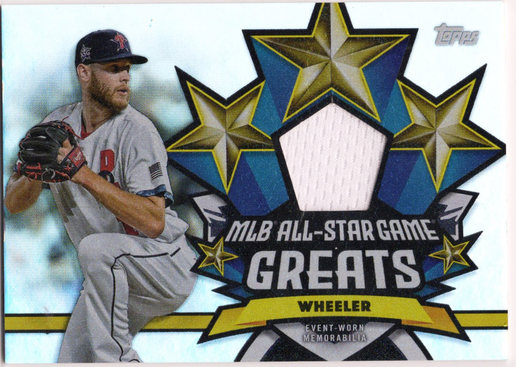 2025 Topps Zack Wheeler #ASGRZW All Star Game Greats Relic Philadelphia Phillies Baseball Card