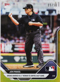 2025 Topps Now Jen Pawol #MLBJP Gold Foil /50 Baseball Card