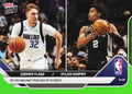 2025 Topps Now Cooper Flagg/Dylan Harper #8 Green Foil /99 Rookie RC Basketball Card