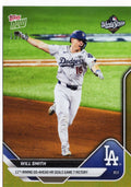 2025 Topps Now Will Smith #924 Gold Foil /50 Los Angeles Dodgers Baseball Card