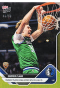 2025 Topps Now Cooper Flagg #124 Gold Foil /50 Dallas Mavericks Rookie RC Basketball Card