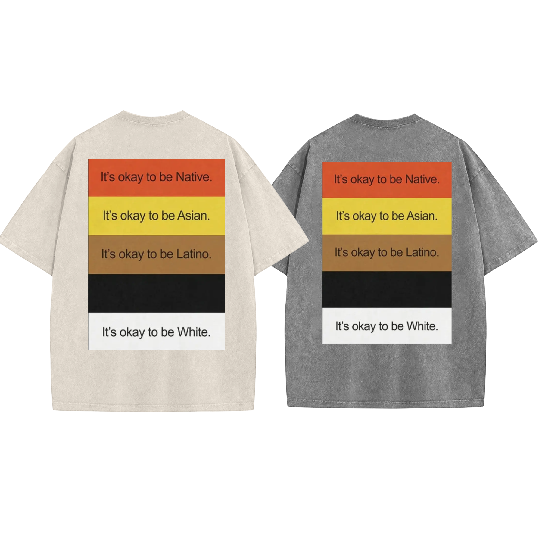 It’s Okay To Be T-Shirt – 90s Style Funny Washed Graphic Tee