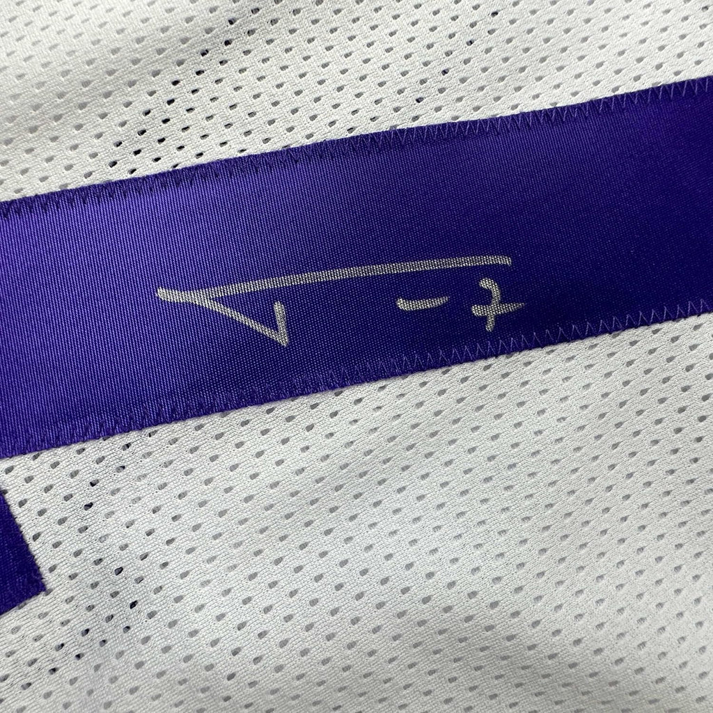 Framed Autographed/Signed Tyrann Mathieu 35x39 LSU White College Football Jersey JSA COA