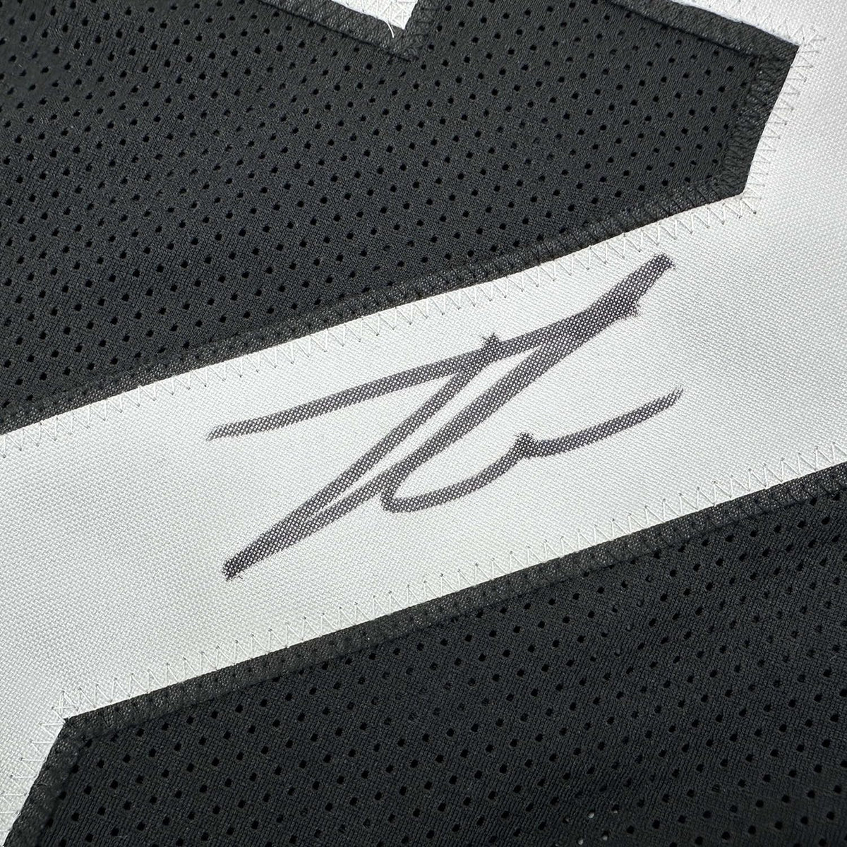 Framed Autographed/Signed Tyson Campbell 35x39 Jacksonville Black Football Jersey JSA COA