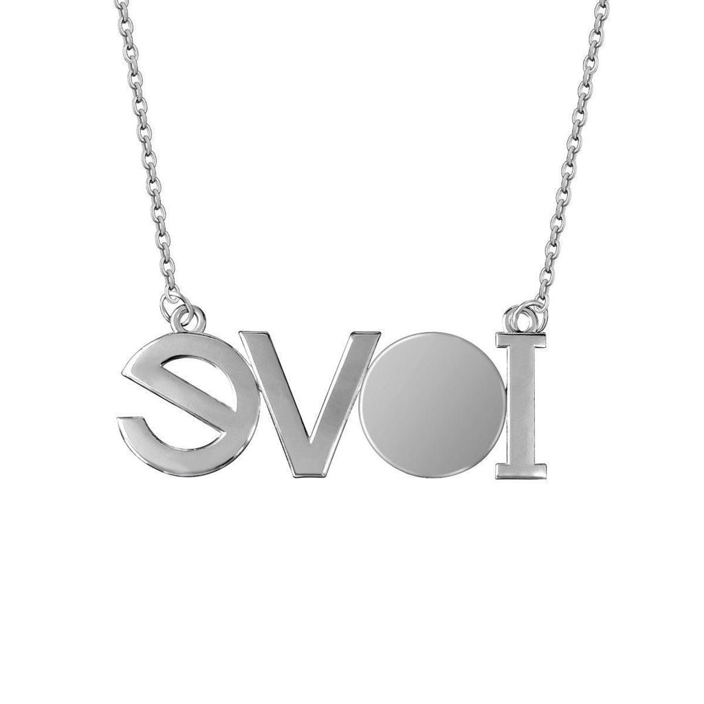 Custom Photo LOVE Pendant Necklace – Personalized Photo Charm | Silver