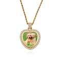 Custom Photo Pendant Necklace – Double-Sided Personalized Photo Charm | Gold & Silver