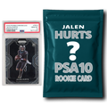 Jalen Hurts PSA 10 Graded Football Rookie Card Mystery Pack
