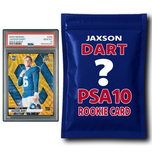 Jaxson Dart PSA 10 Graded Football Rookie Card Mystery Pack