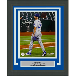 Framed Autographed/Signed Joe Kelly Pouty Face Los Angeles LA Dodgers 11x14 Baseball Photo PSA/DNA COA