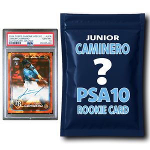 Junior Caminero PSA 10 Graded Rookie Baseball Card Mystery Pack