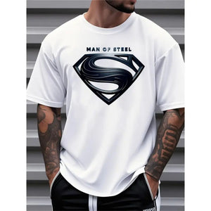 Justice League Men's Plus Size Casual T-Shirt – Iconic DC Comics Graphic Tee, Premium 100% Cotton Big & Tall Superhero Top, Made in USA
