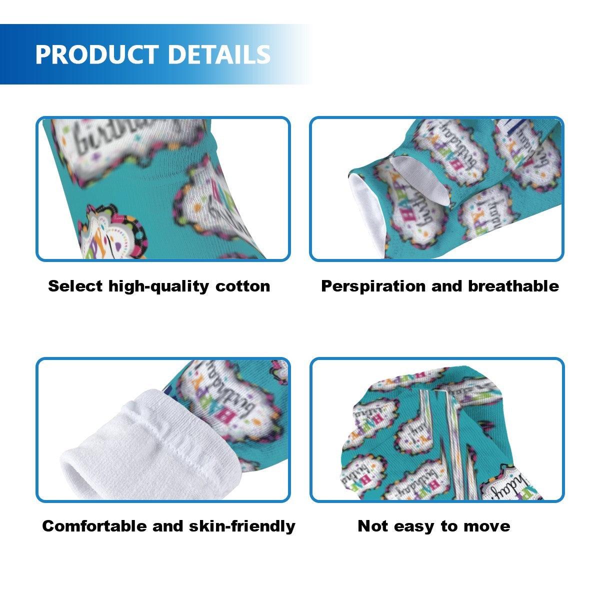 Happy Birthday Socks – Personalized with Any Name | Novelty Gift Socks