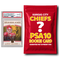Kansas City Chiefs PSA 10 Graded Rookie Card Mystery Pack