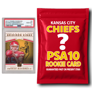 Kansas City Chiefs PSA 10 Graded Rookie Card Mystery Pack