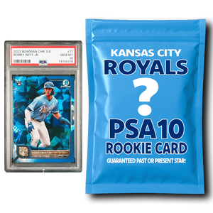 Kansas City Royals PSA 10 Graded Rookie Card Mystery Pack