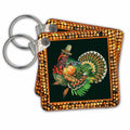 Key Chain - Happy Turkey Day Designs Holiday Thanksgiving