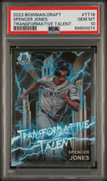 Graded 2023 Topps Bowman Draft Spencer Jones #TT16 Transformative Talent Rookie RC Baseball Card PSA 10 Gem Mint