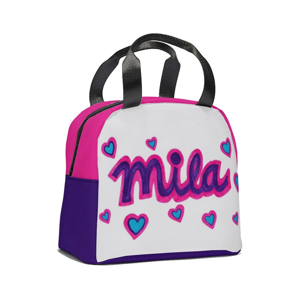 Picture this Bag! Kids Drawing Custom Lunch Tote Bag - Upload your Photo
